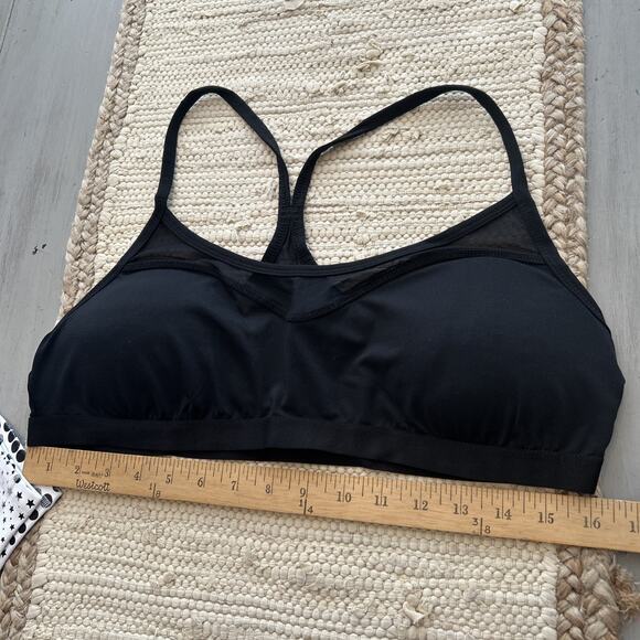 NWT Fabletics Powerhold Legging Sports Bra White Black Stars Dots Set Sz XXL - Picture 2 of 9